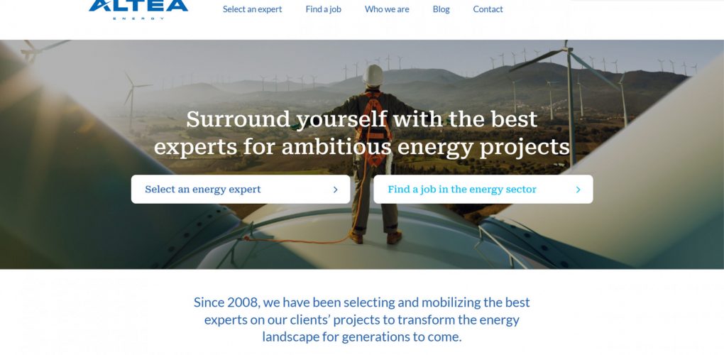 Altea Energy launches its new website dedicated to all energy players