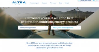 Altea Energy lance son nouveau site web dédié à tous les acteurs de l’énergie
